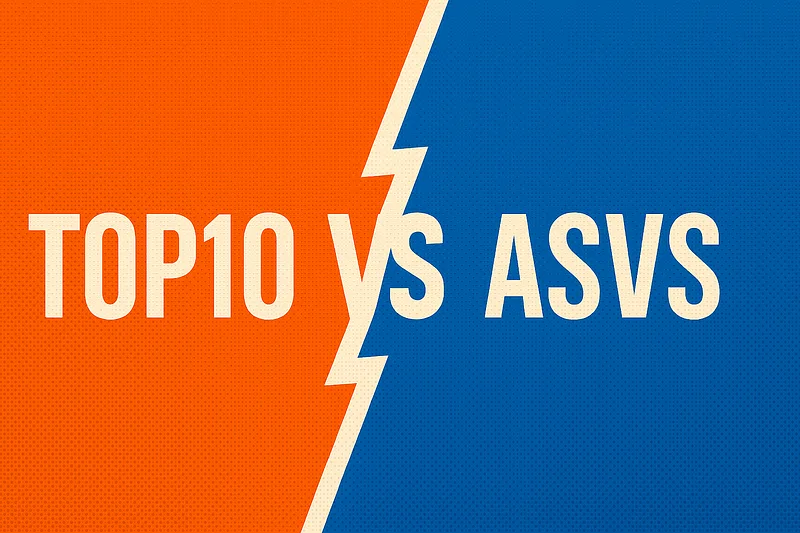 Difference between OWASP TOP10 and ASVS